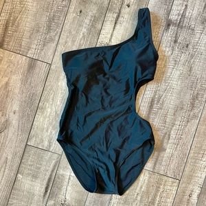 Black one piece swimsuit